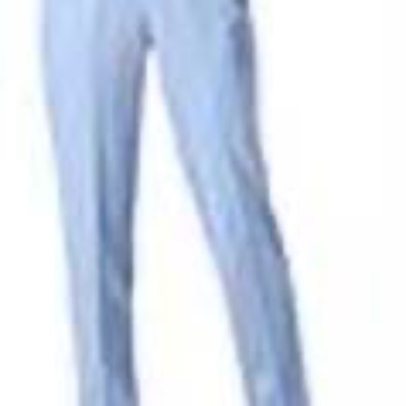 PANTS, PLUS, KNIT, DUSTY CORNFLOWER BLUE, SIZE 32W, WRINKLE & STAIN RESISTANT, - Picture 1 of 4